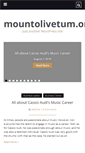 Mobile Screenshot of mountolivetum.org